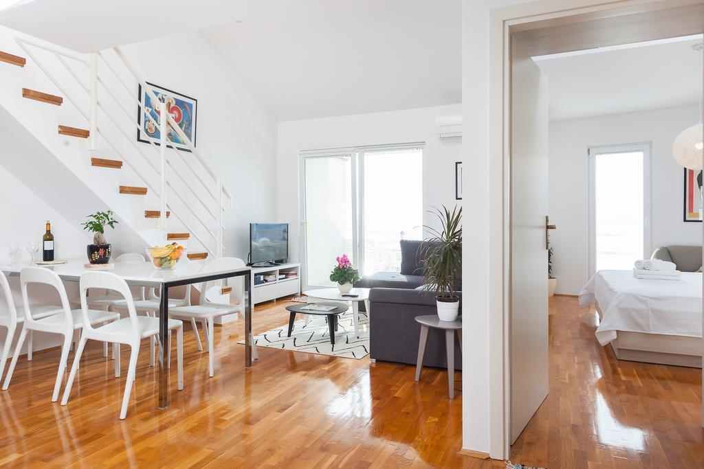 New Gallery Apartment With Beautiful View Baška Voda Exteriér fotografie